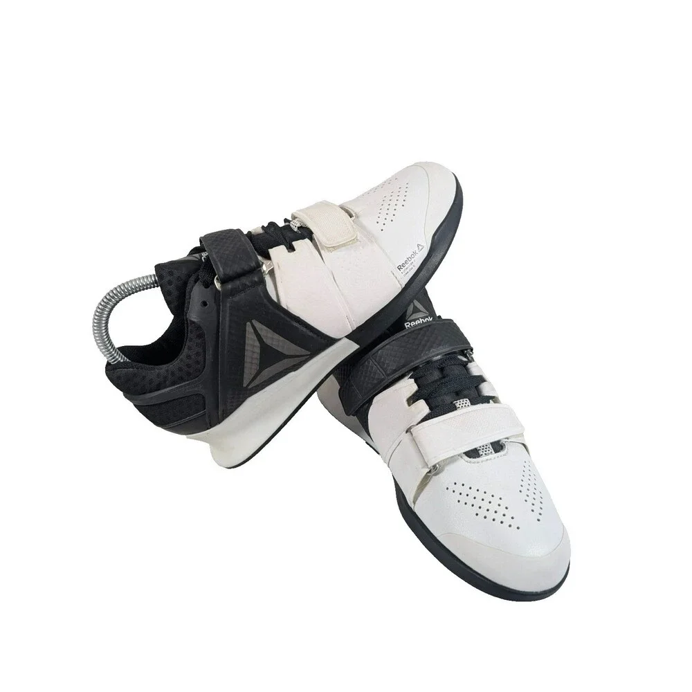 Reebok Legacy Lifter C.J. Cummings Weightlifting Shoes Mens 8 White Black